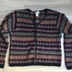 L.L Bean Vintage Cardigan Women's Medium